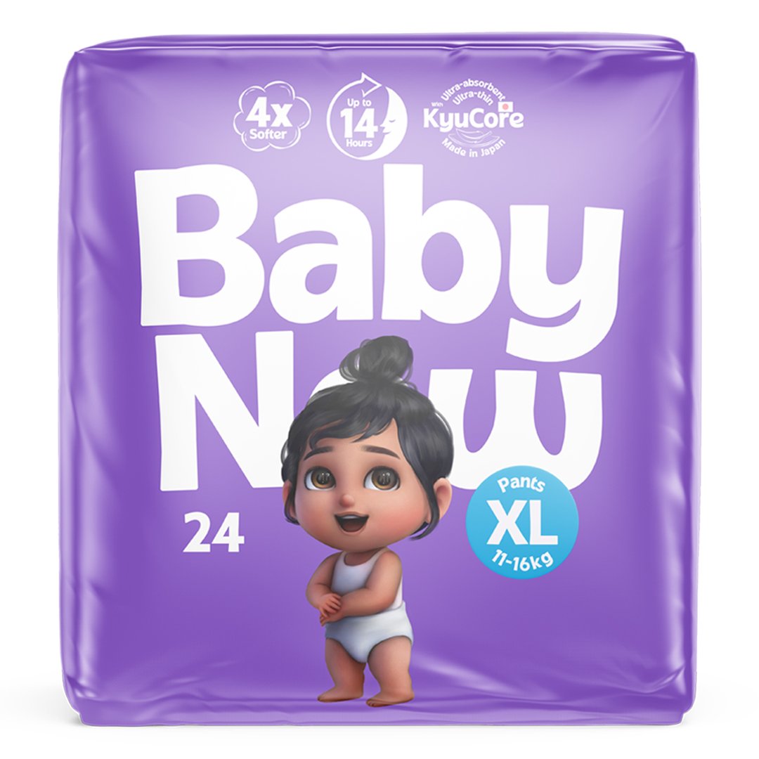 Baby Now Premium Disposable Baby Diaper Pants 24s - X-Large