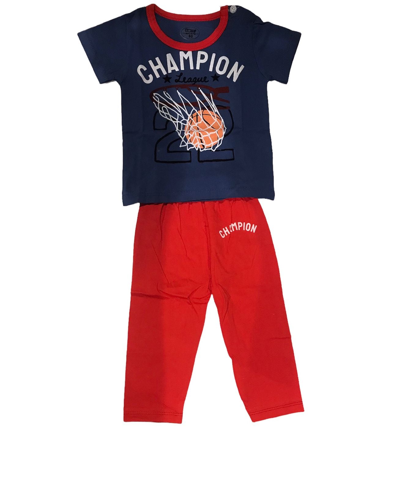 Colorful Patterns Short Sleeve & Pajama Champion League