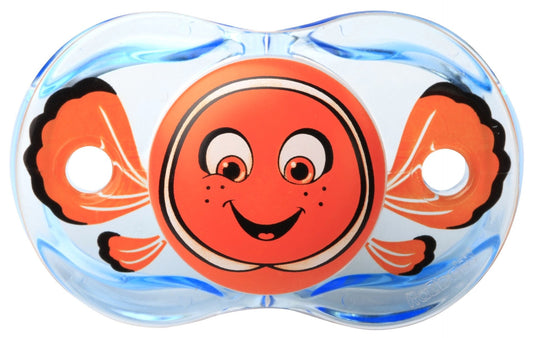 RaZbaby Keep-It-Clean Pacifier, Clown Fish