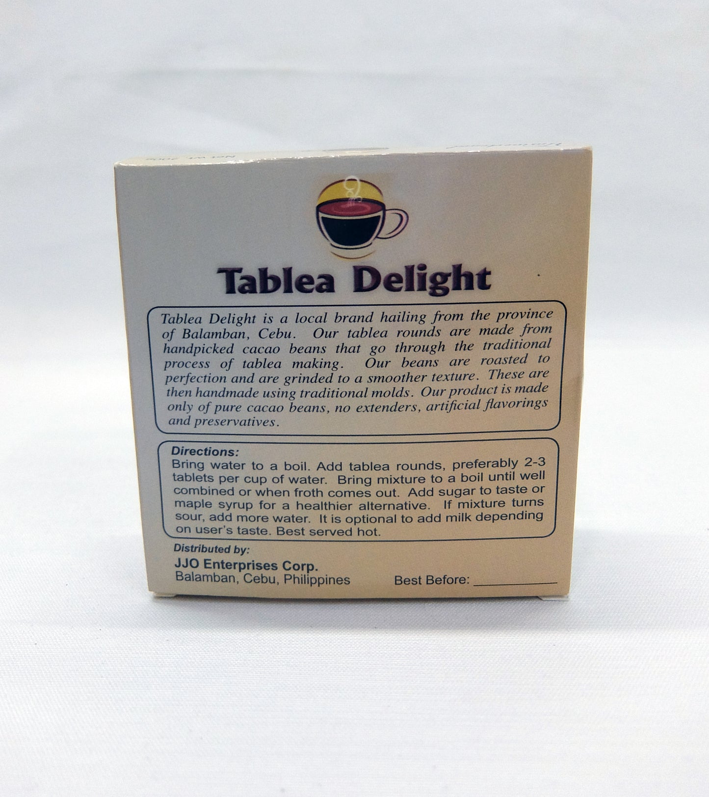 Tablea Delight Traditional Handmade Tablea Rounds 200 grams (27 count)