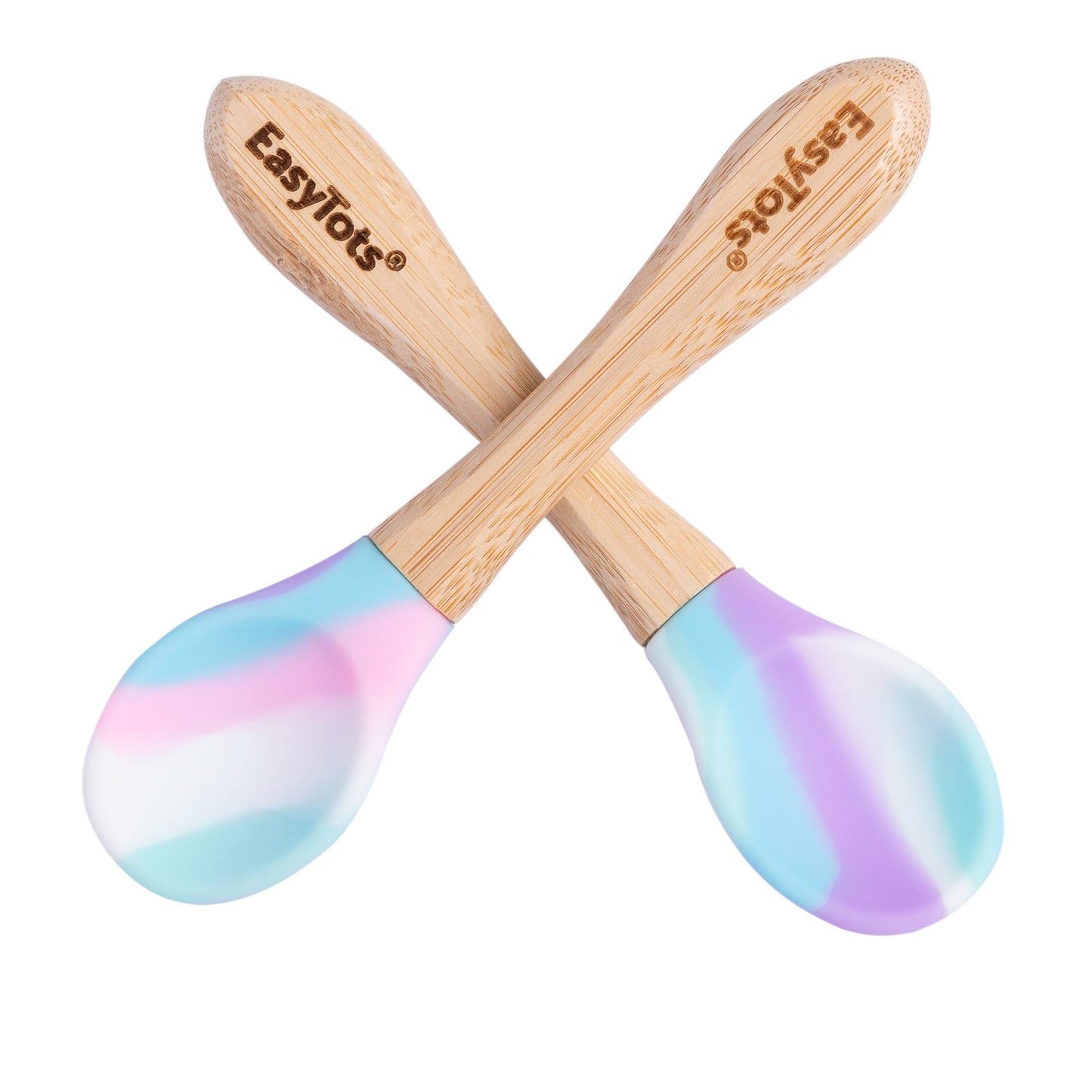 EasyTots 2pk Bamboo Spoon Set