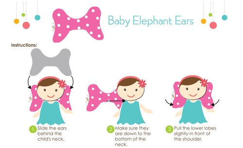 Baby Elephant Ears Buffalo Plaid Ears