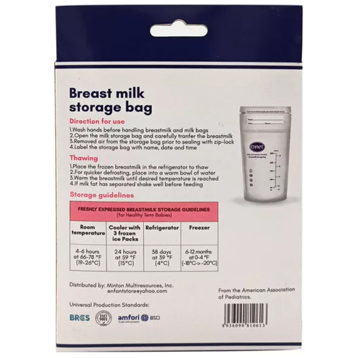 Enfant Breastmilk Storage Bag