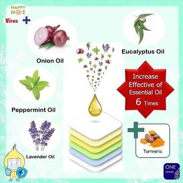 Happy Noz Organic Onion Sticker Virus Green