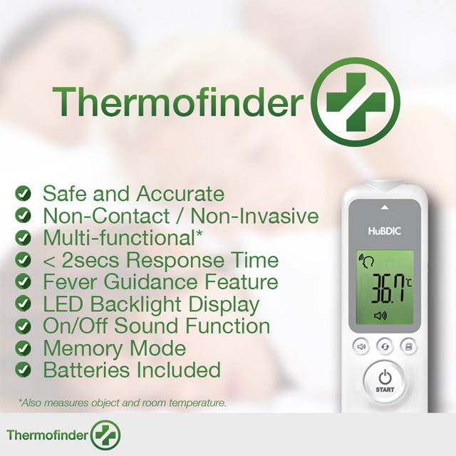 HuBDIC Thermofinder Plus HFS-1000 Non-Contact infrared Thermometer
