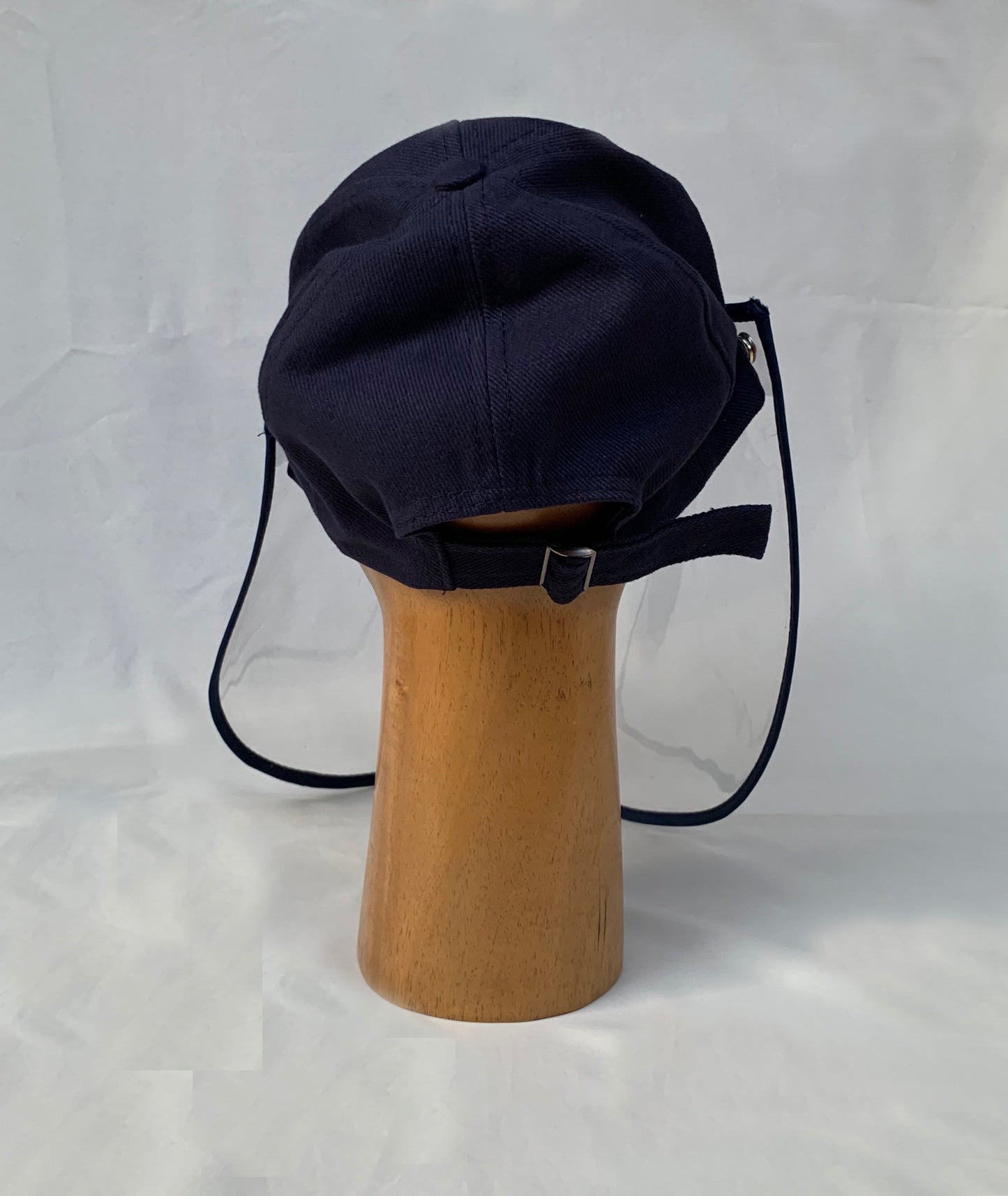 Twill Cap with Face Shield - Navy
