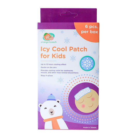 Orange & Peach Icy Cool Patch for Kids (6 patches)