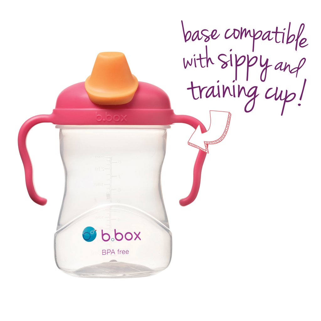b.box Spout Cup 240ml - Raspberry