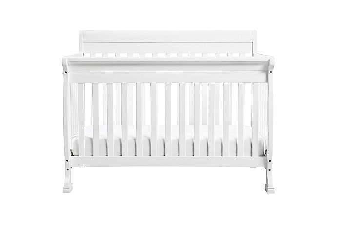 DaVinci Baby Kalani 4-in-1 Convertible Crib with Toddler Bed Conversion Kit - White