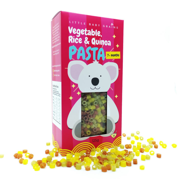 Little Baby Grains Vegetable, Rice & Quinoa Pasta