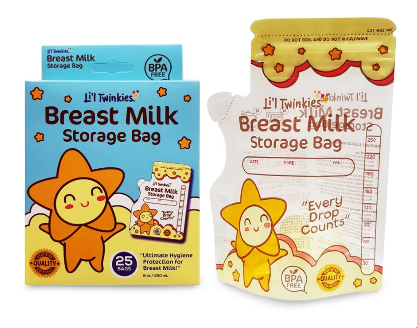 Li'l Twinkies Breast Milk Storage Bag 25's