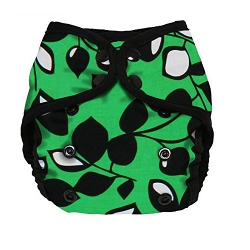Planetwise Diaper Cover - Laughing Leaf