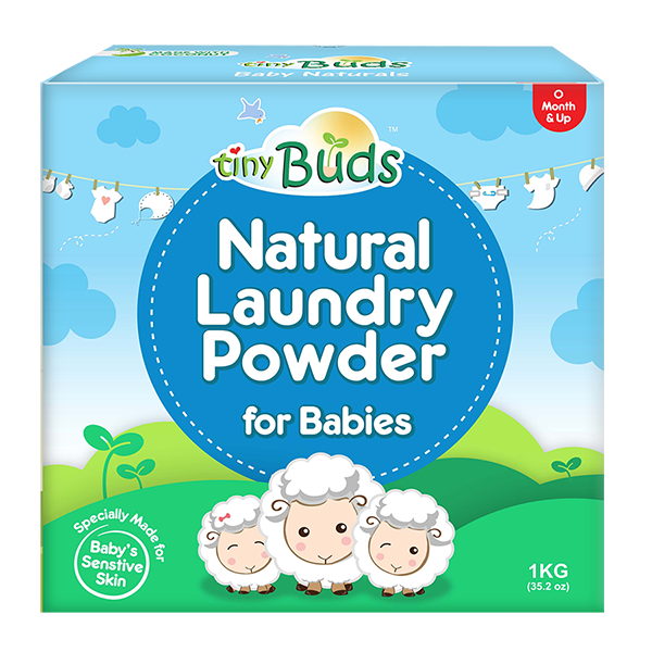 Tiny Buds Natural Laundry Powder For Babies - 1Kg