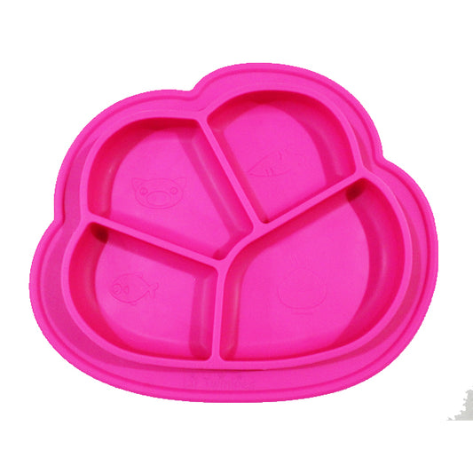 Li'l Twinkies Anti-Slip Silicone Dish Plate - Hot Pink
