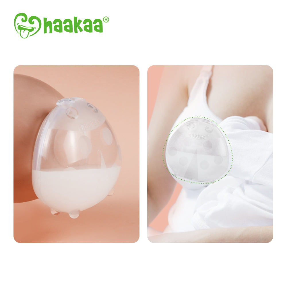 Haakaa 75ml Ladybug Silicone Breast Milk Collector (small)