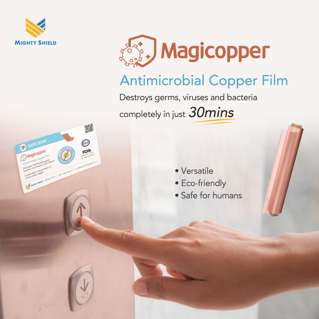 Magicopper Antimicrobial Copper Film 10M (Non-Adhesive Type)
