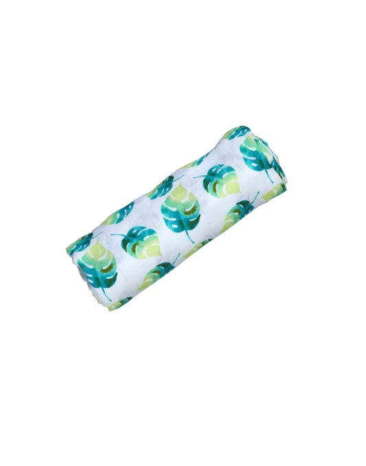 SILKY BAMBOO SWADDLE - LEAF (Limited Edition)
