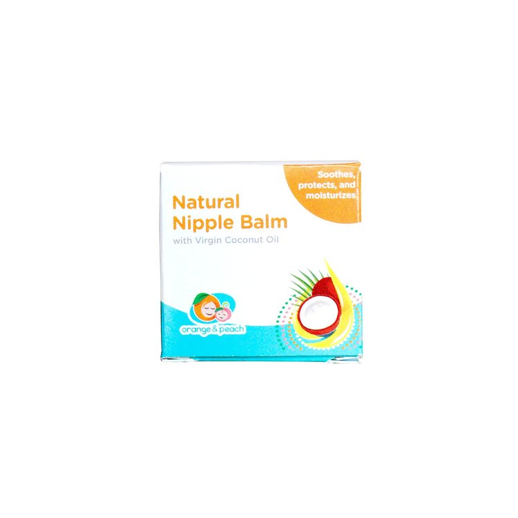 Orange and Peach Natural Nipple Balm - 30g