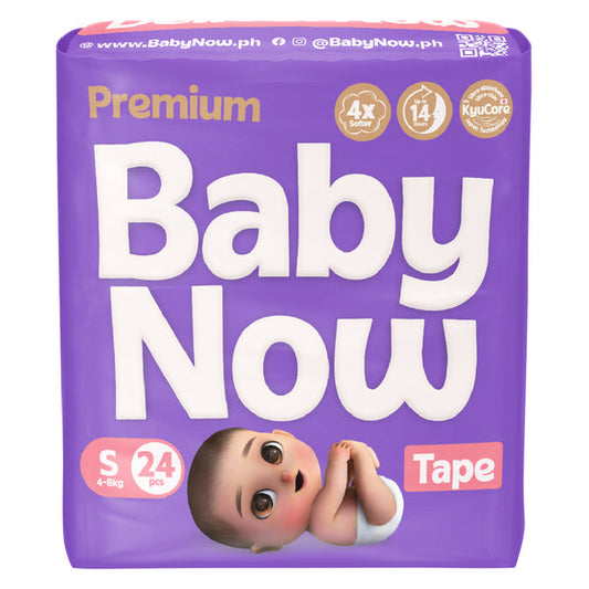 Baby Now Premium Disposable Baby Diaper Tape 24s - Small