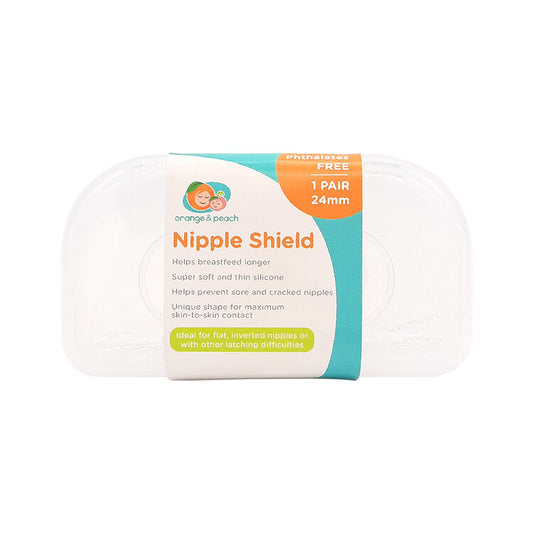 Orange and Peach Nipple Shield