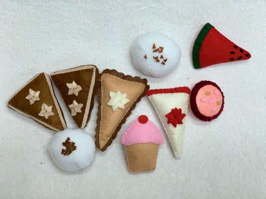 Cakes and Pastry Felt Toys