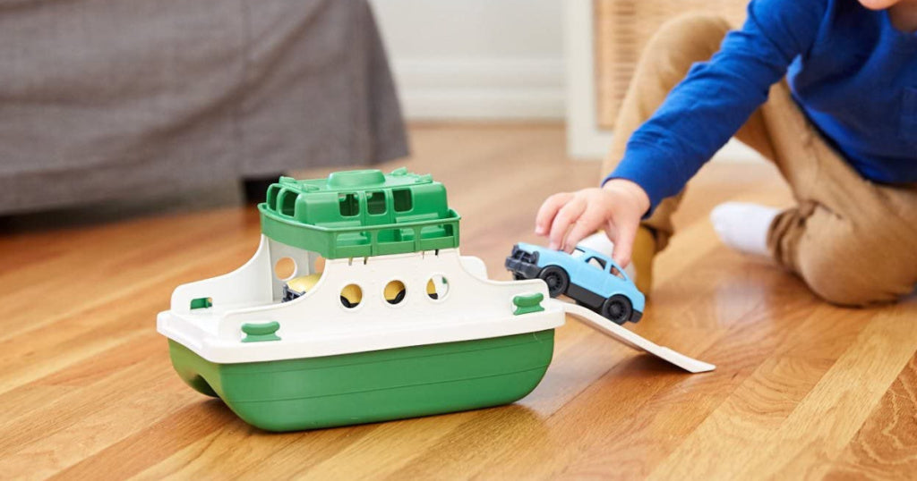 Green Toys Ferry Boat - Green/White