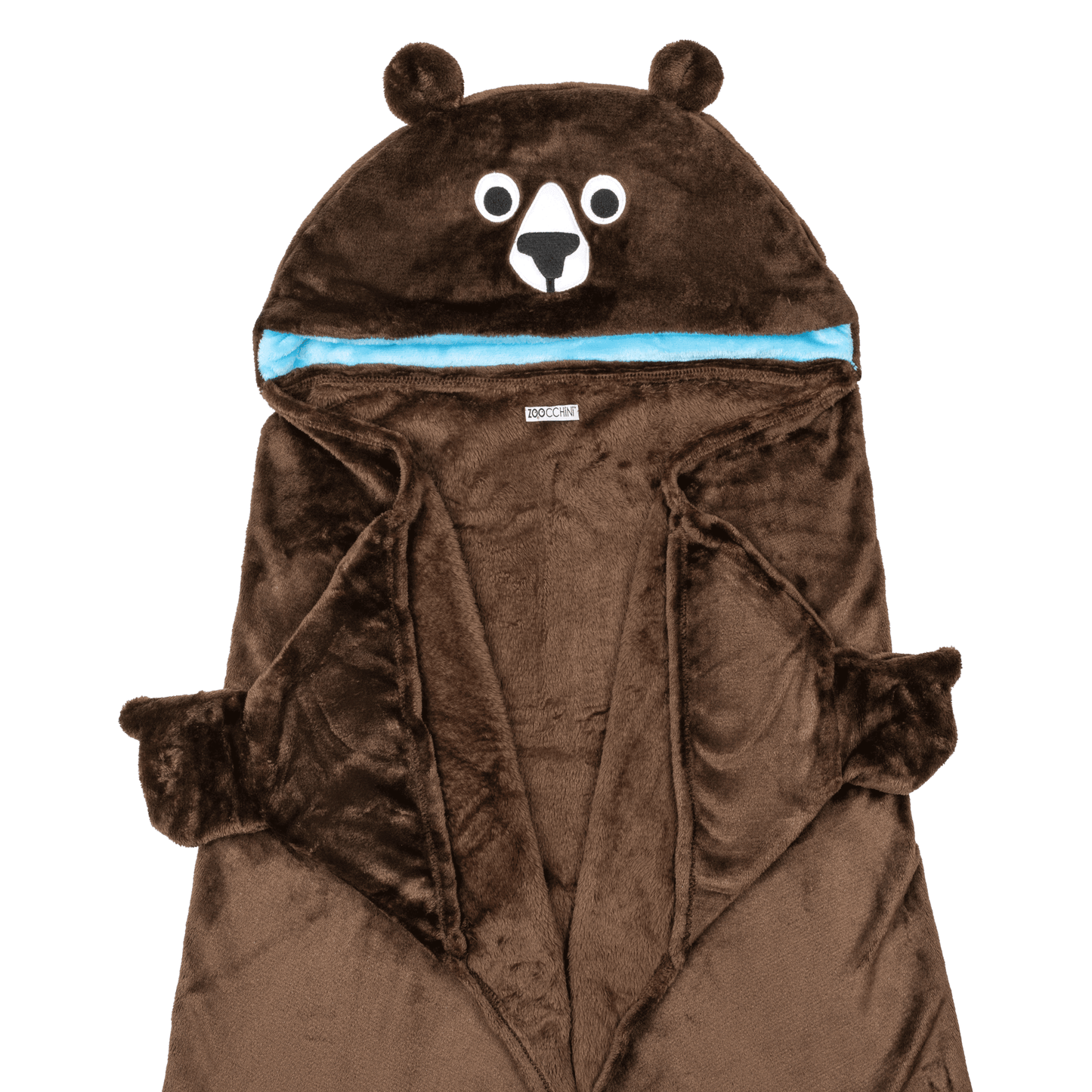 Zoocchini Hooded Blanket - Bear