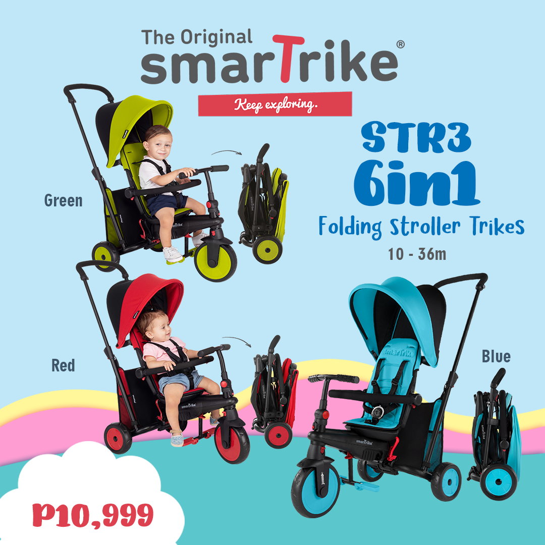 Smartrike str3 6 in 1 2024 folding trike