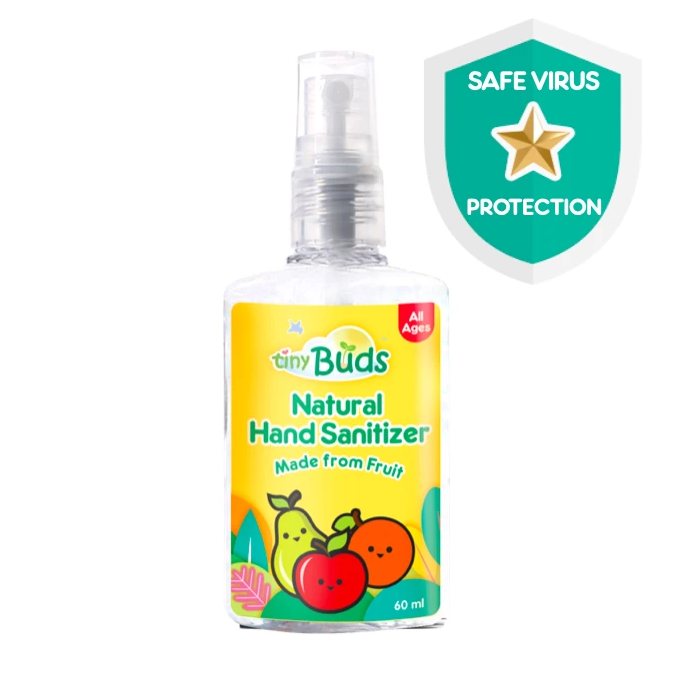 TinyBuds 60ml Natural Baby Hand Sanitizer v2