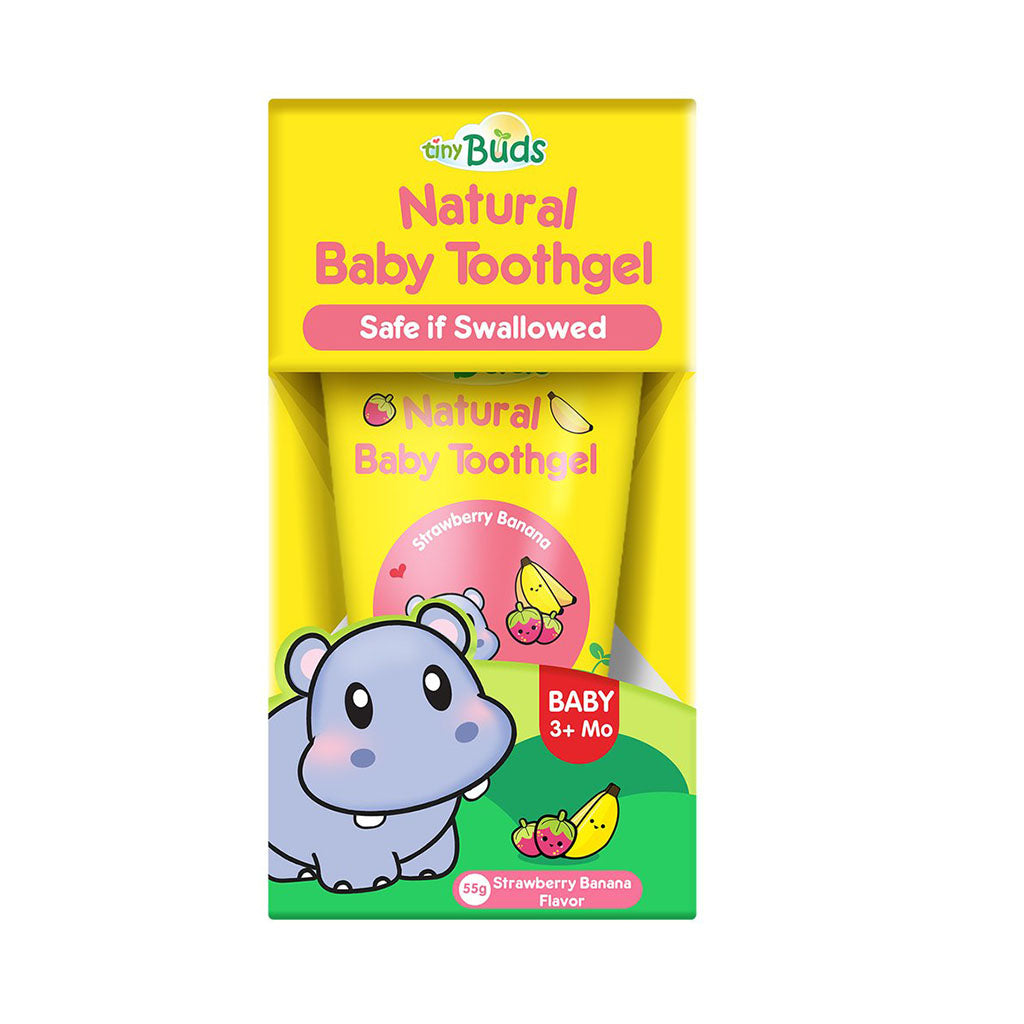 Tiny Fangs Baby Tooth Gel Stage 1 (55g) - Strawberry Banana