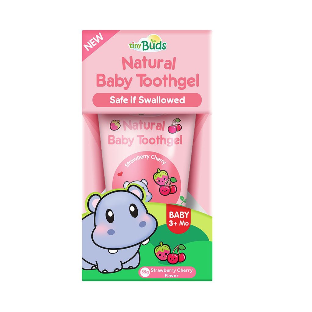 Tiny Fangs Baby Tooth Gel Stage 1 (55g) - Strawberry Cherry