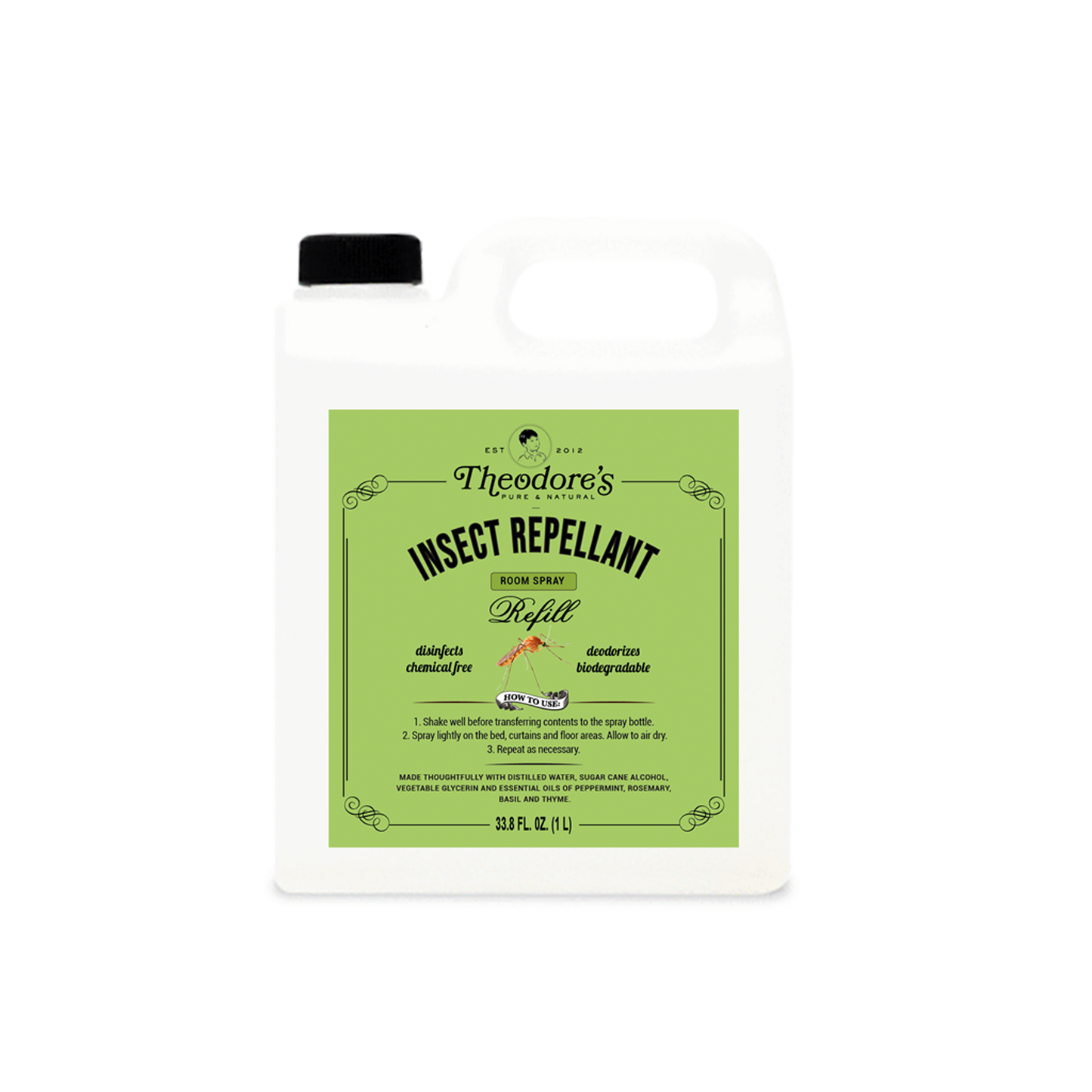 Theodore's Insect Repellant Room Spray - 1Liter
