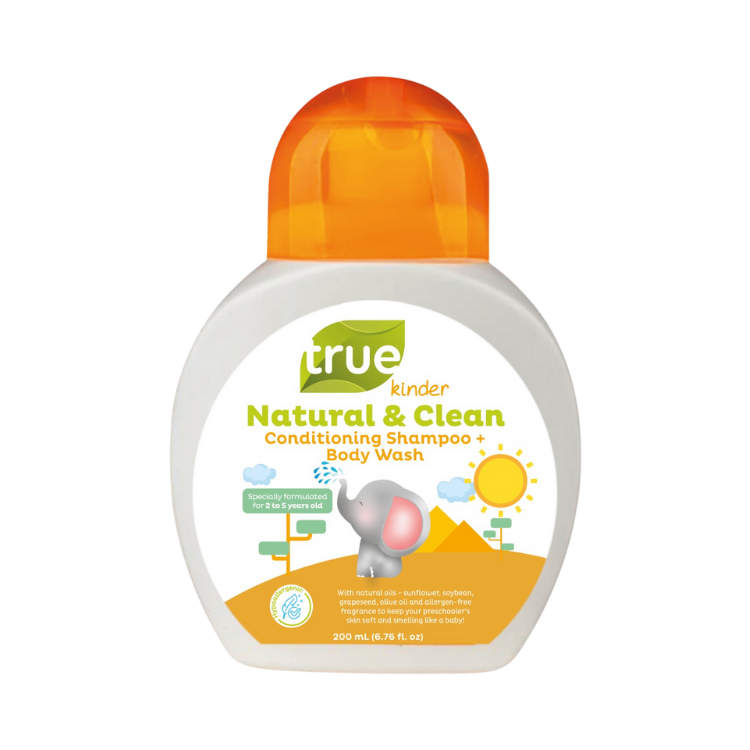 True Kinder Natural & Clean Conditioning Shampoo & Body Wash