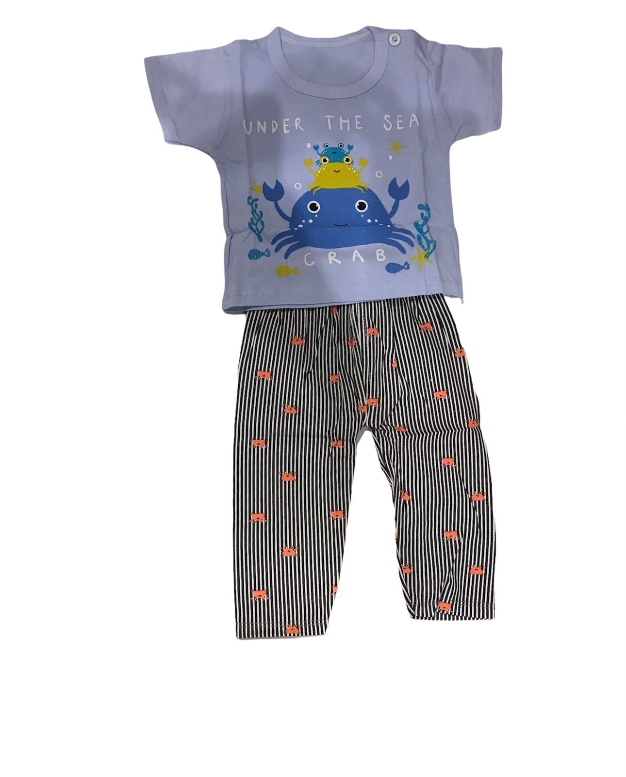 Colorful Patterns Short Sleeve & Pajama Under the Sea