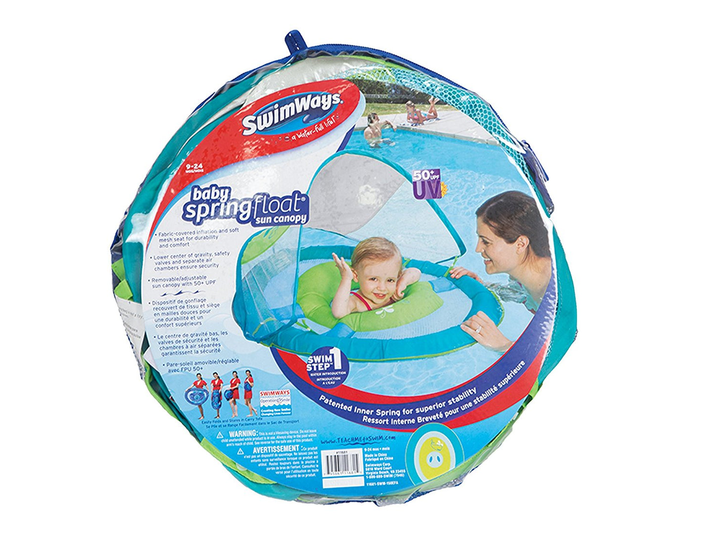 Swimways Baby Spring Float - Turquoise Whale