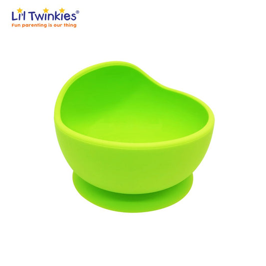 Li'l Twinkies Silicone Weaning Bowl - Green