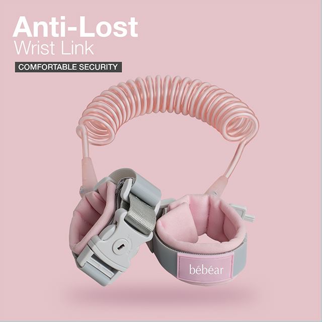 Bebear Anti-Lost Wrist Link Pink