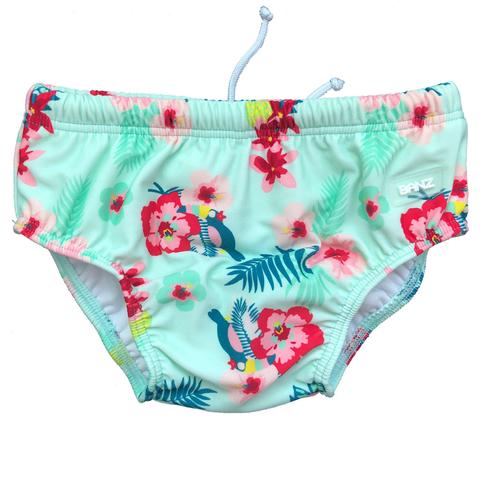 Banz Baby Nappy Swim Diapers - Mint Pansy