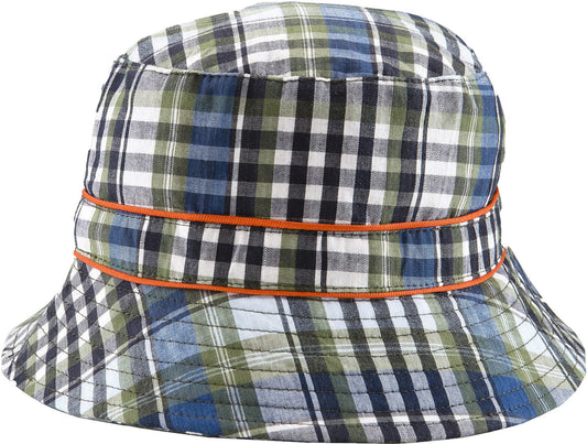 Banz Bucket Sun hat - Navy Check