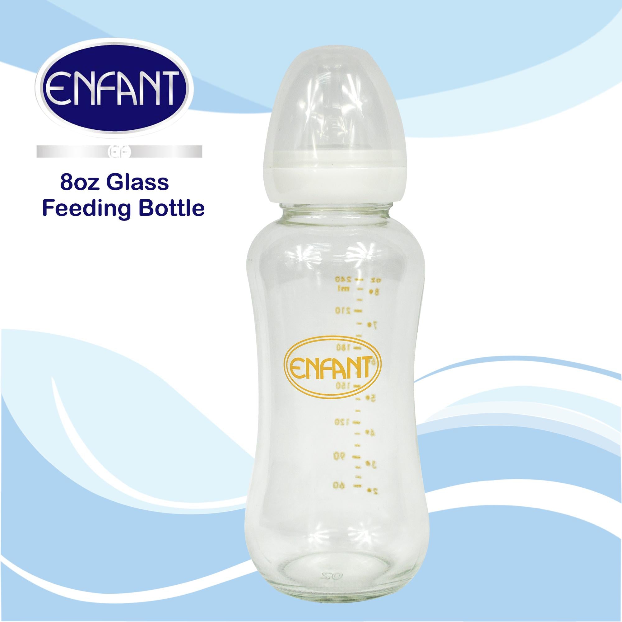 8 oz store glass baby bottles