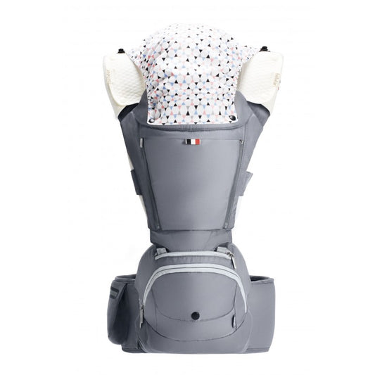 Bebear AX Foldable Aluminum Hip Seat Carrier - Space Gray