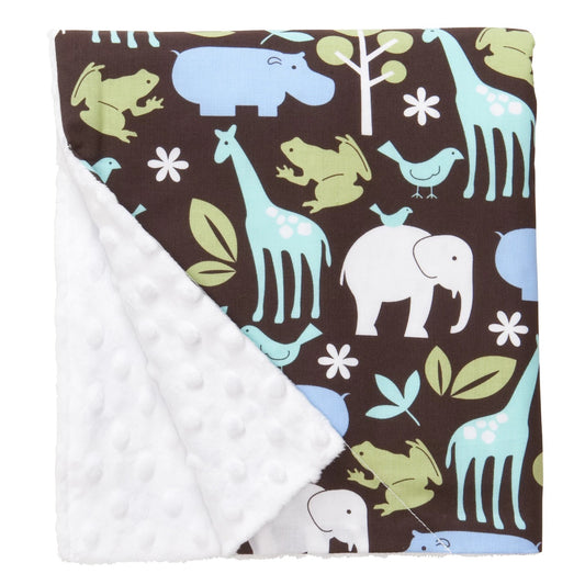 Baby Elephant Ears Blue Zoology Blanket