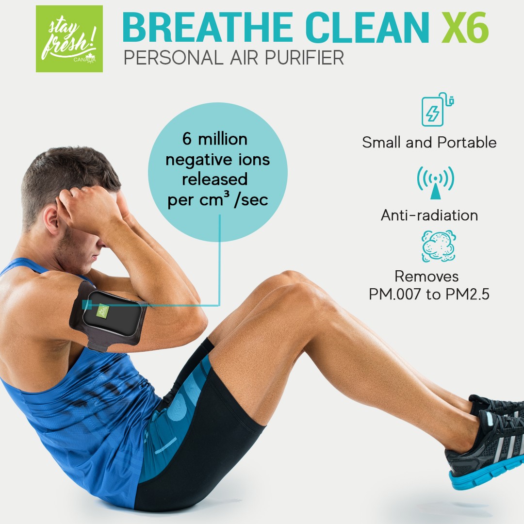 StayFresh	Breathe Clean X6 Personal Air Purifier