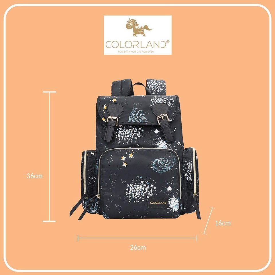 Colorland Fancy Youth Mummy Bag Diaper Backpack