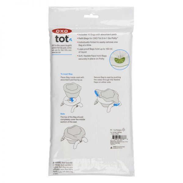 Oxo Tot Go Potty Replacement Bags 10pk