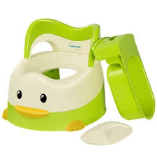 Babyhood Naughty Duck Safety Potty - Green