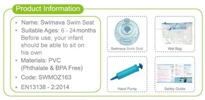 Swimava Swim Seat - Cherry