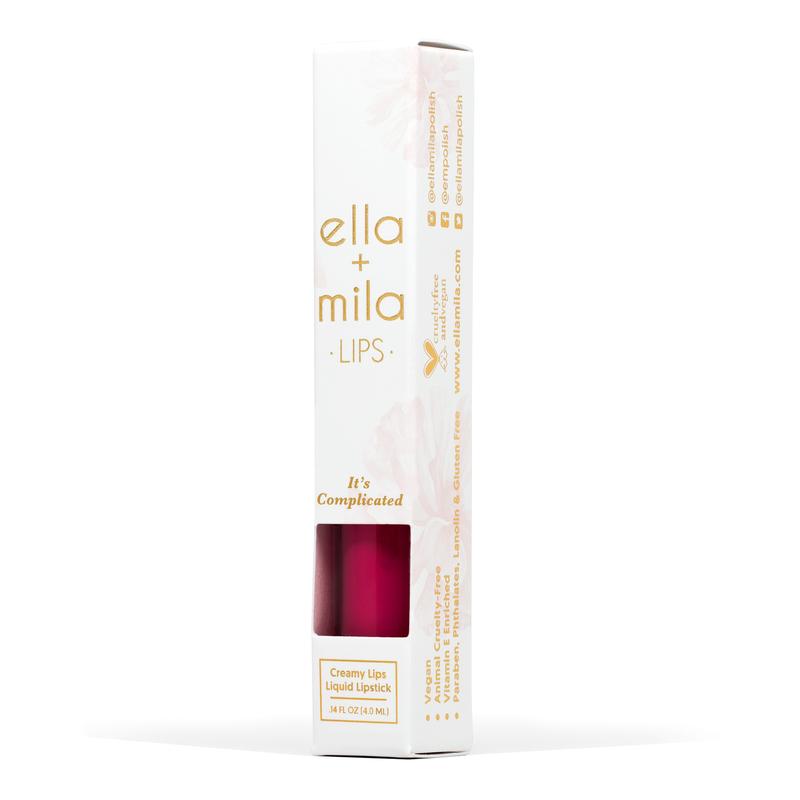 Ella+Mila Liquid Lipstick: Laced Up (Creamy)