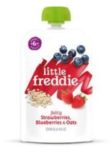 Little Freddie 100g Juicy Strawberries, Blueberries & Oats