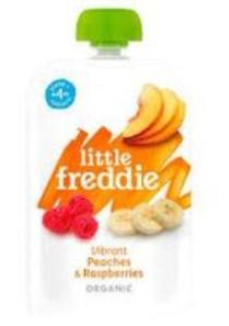 Little Freddie 100g Vibrant Peaches & Raspberry